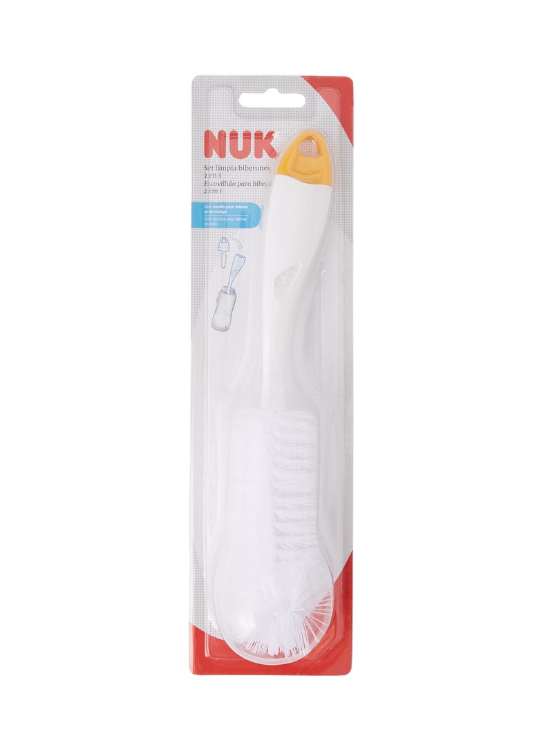 NUK 2-In-1 Bottle Brush With Teat