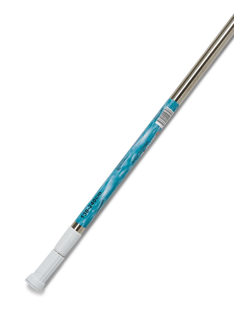 Home Pro Tension Rod Silver/Blue - Quality Design