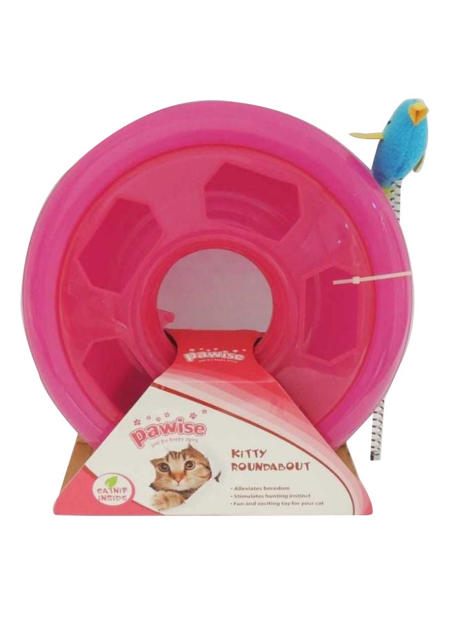 Pawise Roundabout Kitty Toy Pink 26cm