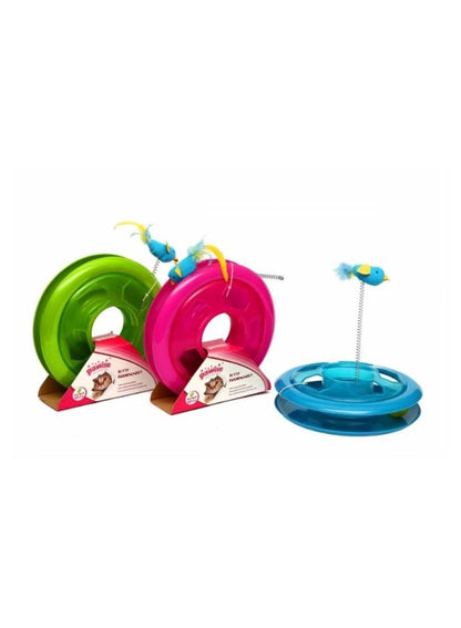 Pawise Roundabout Kitty Toy Pink 26cm