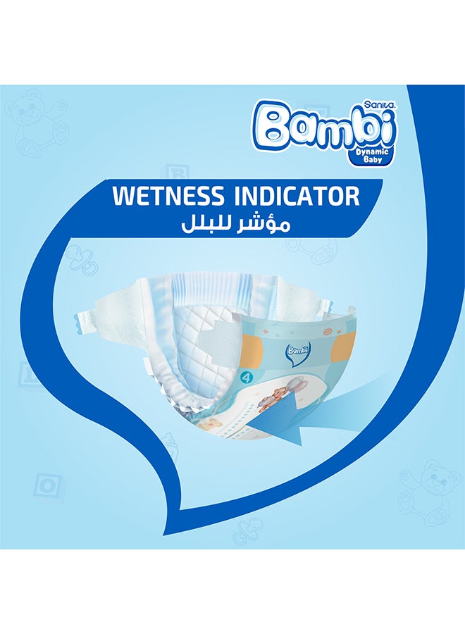 Sanita Bambi Baby Diapers Size 4 Jumbo Pack
