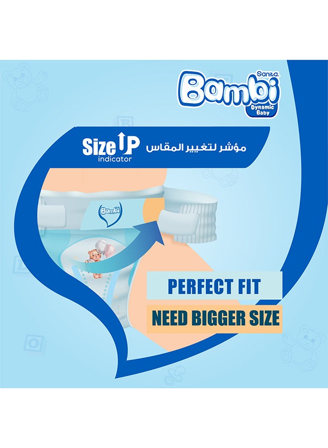 Sanita Bambi Baby Diapers Size 4 Jumbo Pack