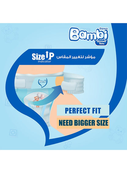 Sanita Bambi Baby Diapers Size 4 Jumbo Pack