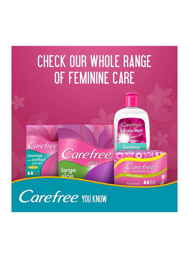 Carefree 48-Piece Panty Liner White Large