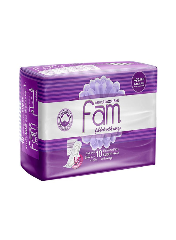 Fam Feminine Napkins Maxi Folded With Wings