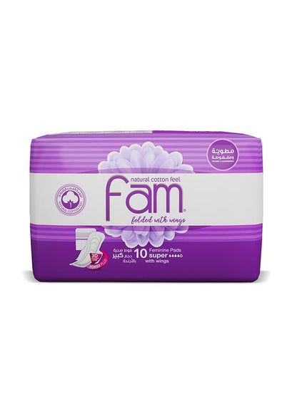 Fam Feminine Napkins Maxi Folded With Wings