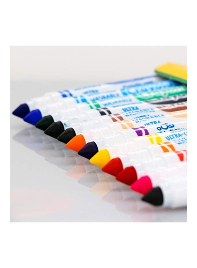 Crayola 12-Piece Ultra-Clean Washable Marker Set