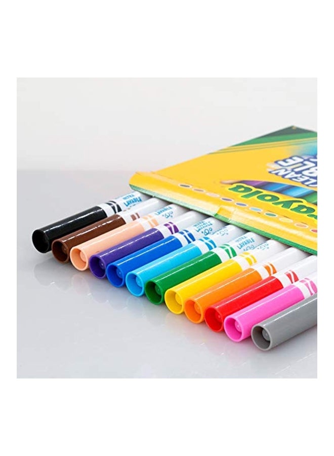 Crayola 12-Piece Ultra-Clean Washable Marker Set