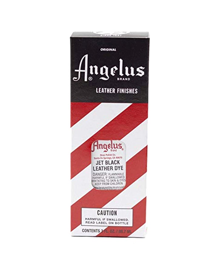 Angelus Leather Dye Jet Black - Premium Quality