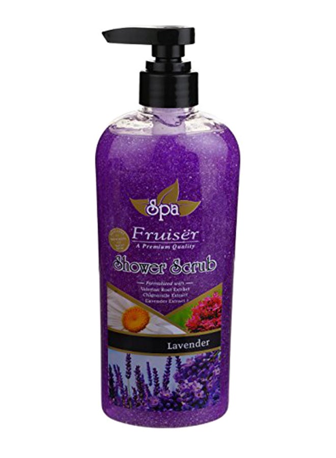 Fruiser Shower Scrub 730ml - Luxurious Lavender Experience