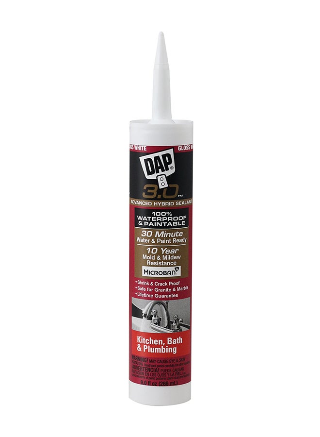 DAP Products Kitchen and Bath Sealant White