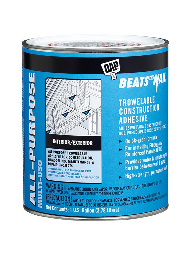 DAP Products Beats The Nail Trowelable Adhesive