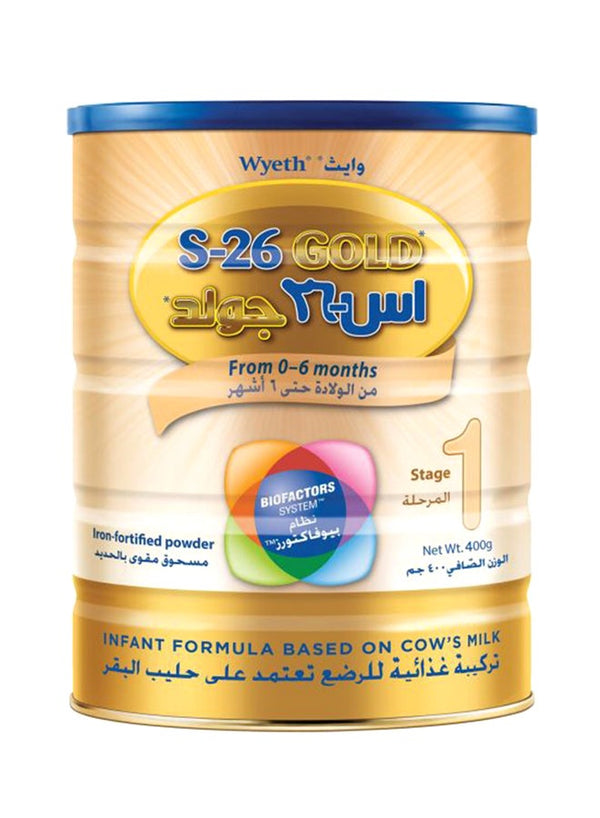 S26 Gold Stage 1 Baby Formula 400g