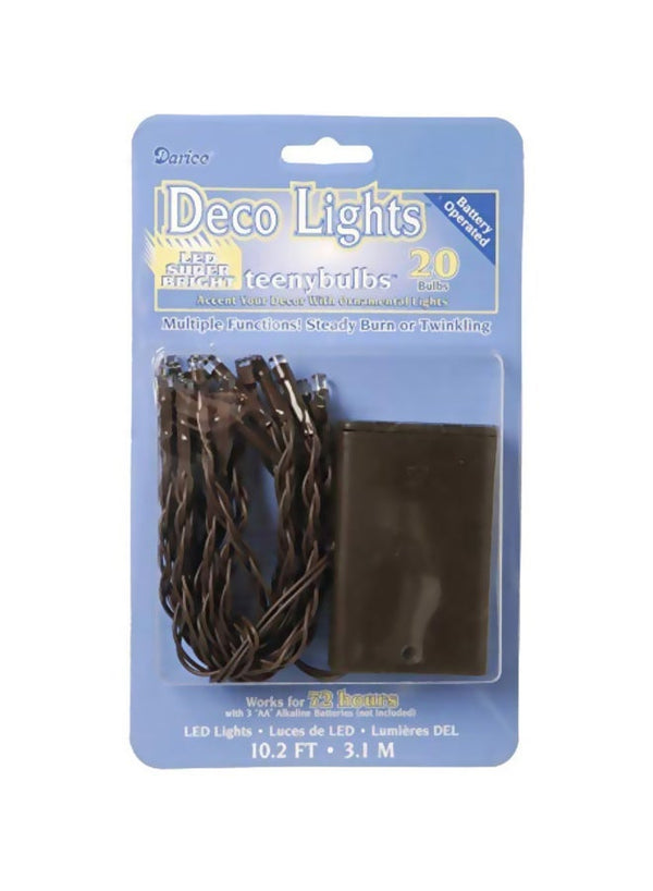 Darice Deco Lights LED Strip Light Brown 3.1m