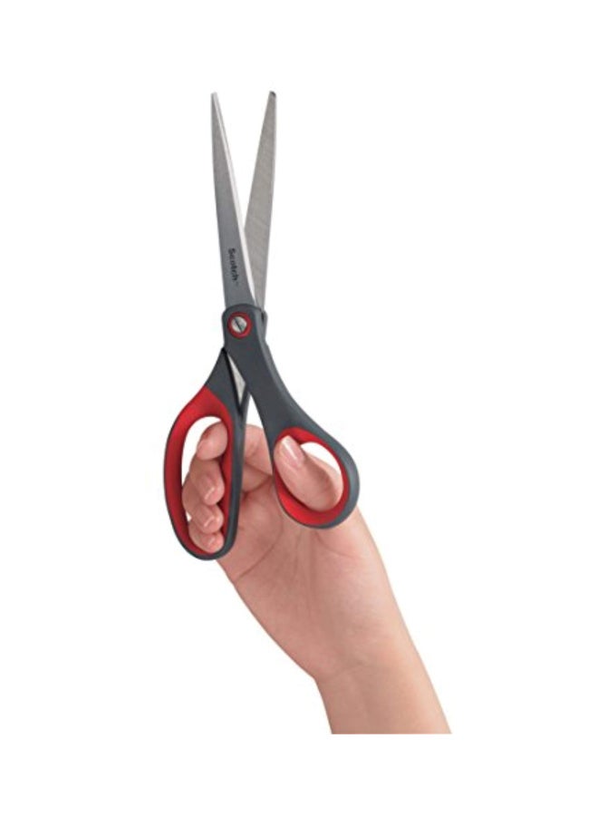 Scotch Precision Scissors Grey/Red