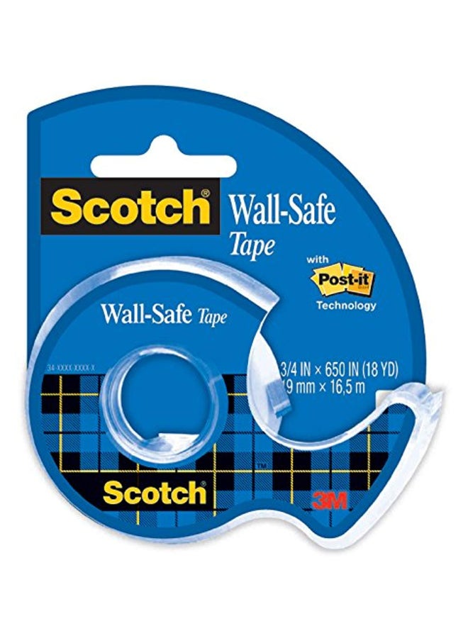 Scotch(R) Wall-Safe Transparent Tape Clear