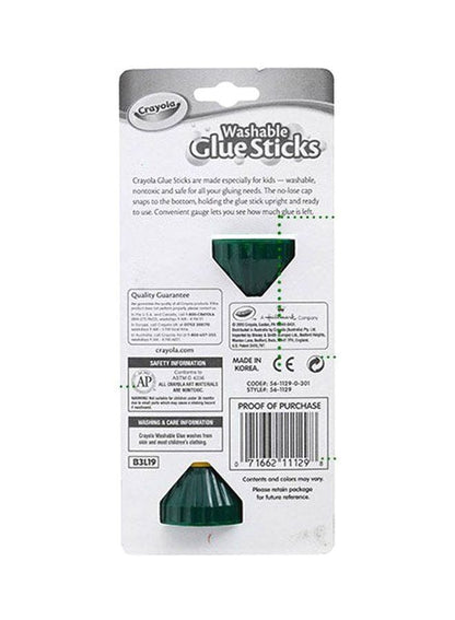 Crayola 2-Piece Glue Stick Set - Premium Office Supplies