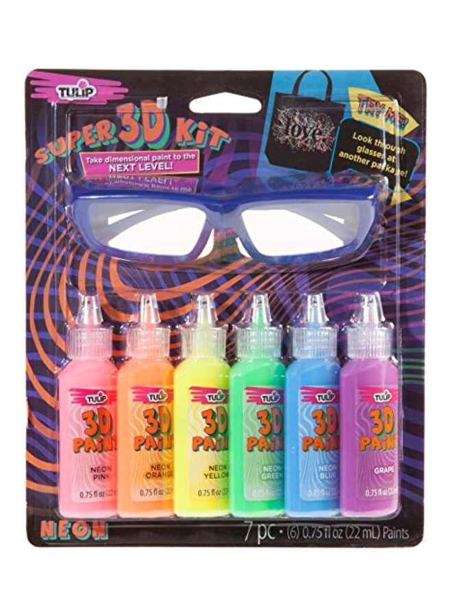 Tulip 7-Piece Siper 3D Paint Kit