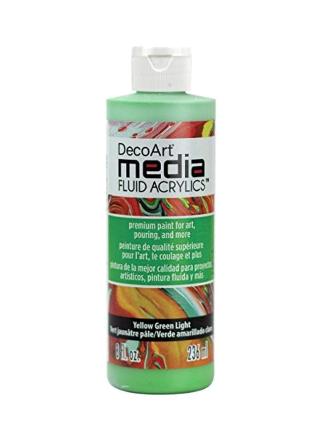 DecoArt Fluid Acrylic Paint Yellow Green Light