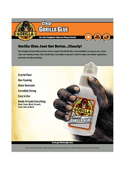 Gorilla Water Resistant Glue Clear