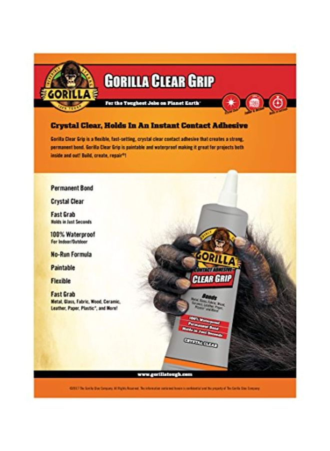 Gorilla Clear Grip Contact Adhesive