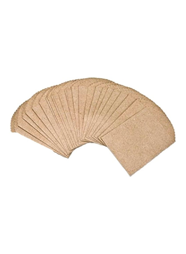 25 Mini Gift Bags in Kraft Beige - Canvas Corp