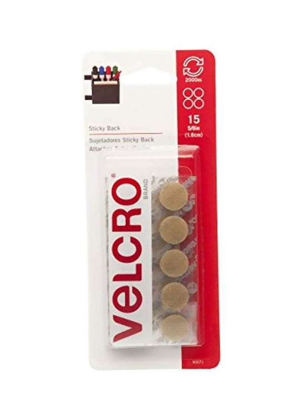 VELCRO Brand Beige Sticky Back Fasteners