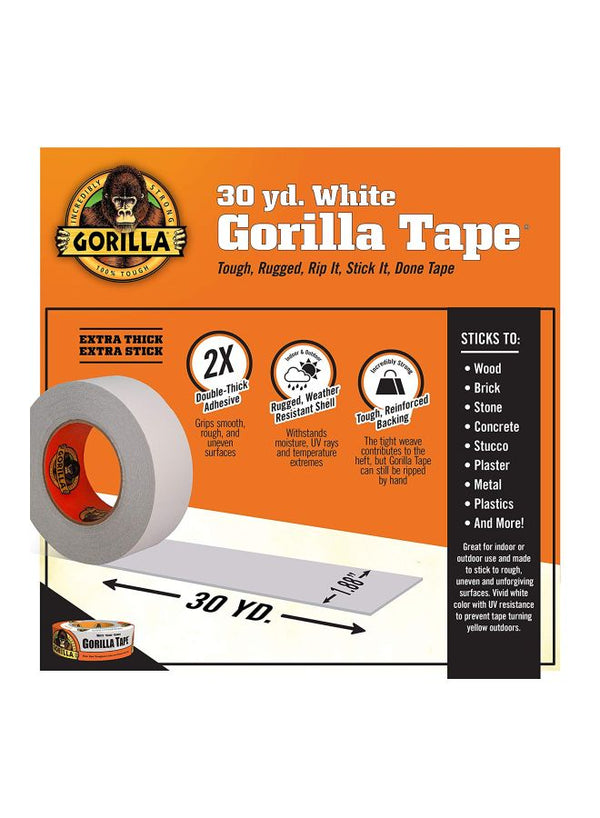 Gorilla Weather Resistance Duct Tape White