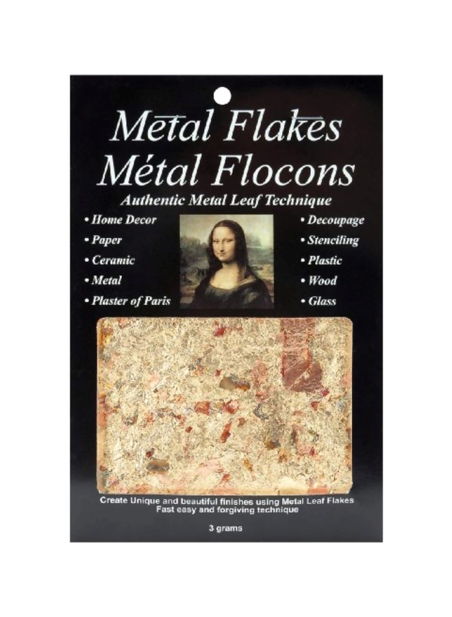 Speedball Mona Lisa Metal Flake Gold/Red