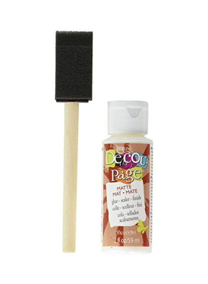 DecoArt Americana Decou-Page Paint - White/Brown/Beige