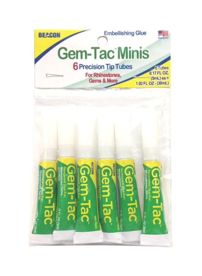 Beacon 6-Piece Gem-Tac Tub Clear