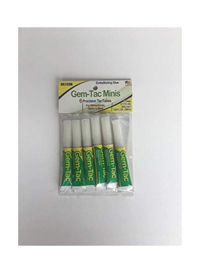 Beacon 6-Piece Gem-Tac Tub Clear