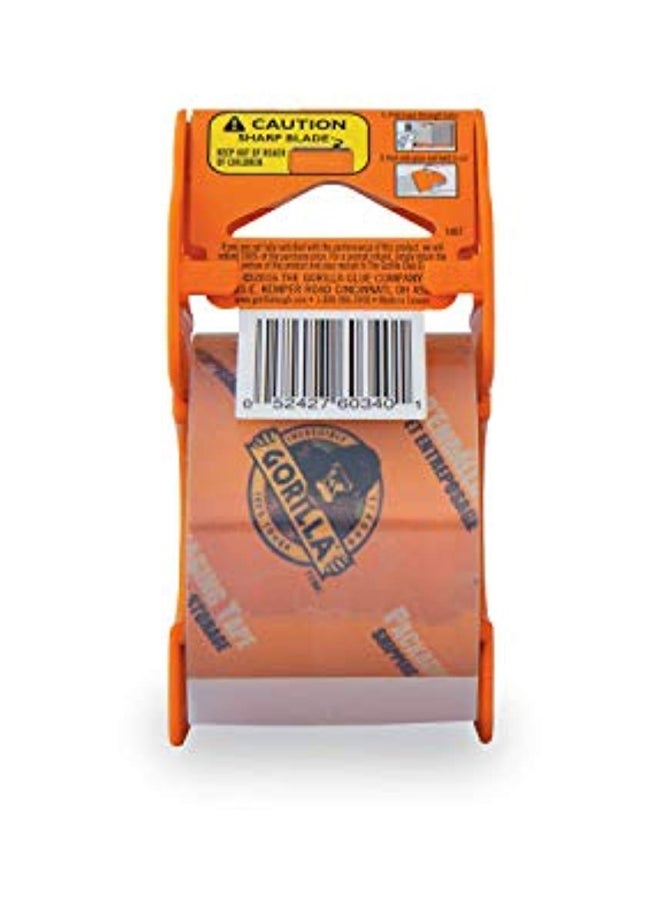 Gorilla Packing Tape With Dispenser Clear/Orange