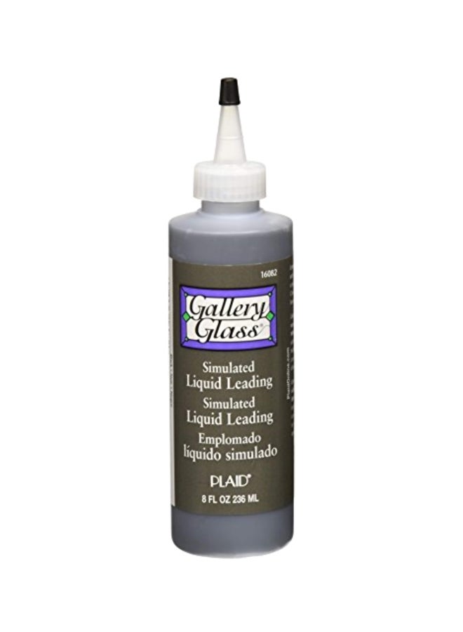 Plaid:Craft Gallery Glass Liquid Lead Black