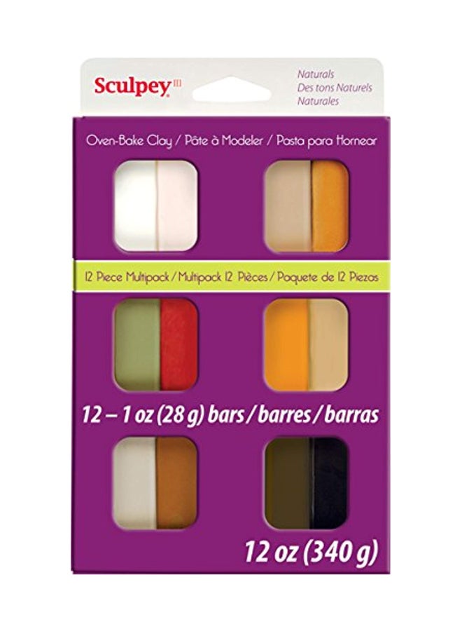 12-Piece Multi Packs Clay Set by Sculpey