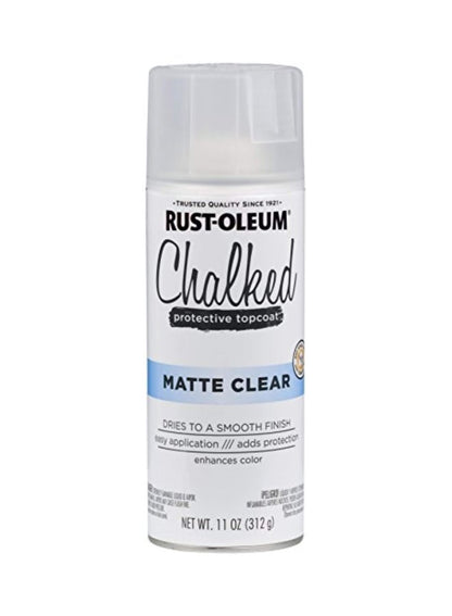 RUST-OLEUM Chalked Sealer Topcoat Spray Paint Clear