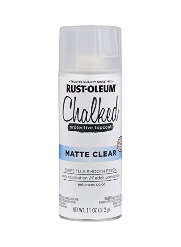RUST-OLEUM Chalked Sealer Topcoat Spray Paint Clear