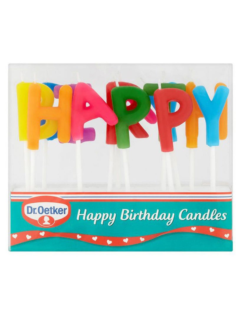 Colorful Birthday Candles - Dr.Oetker