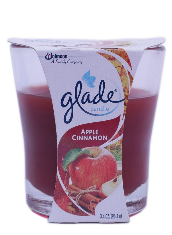Glade Candle Apple Cinnamon Red