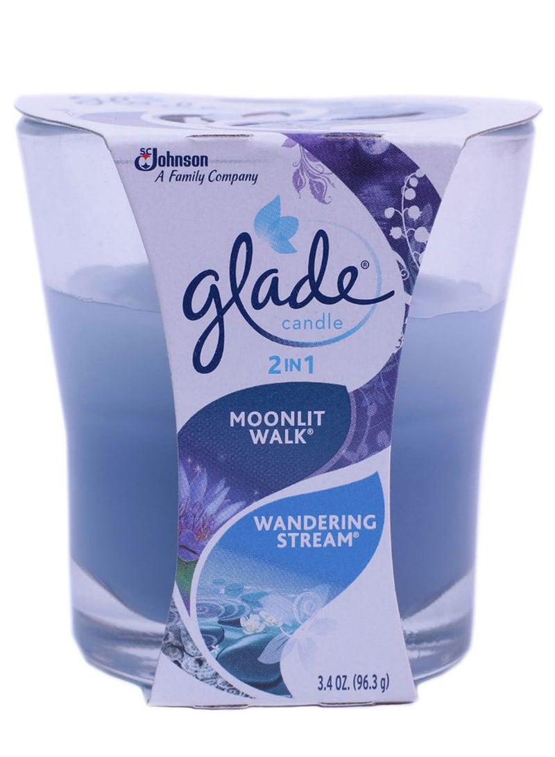 Glade Candle Moonlit Walk Blue