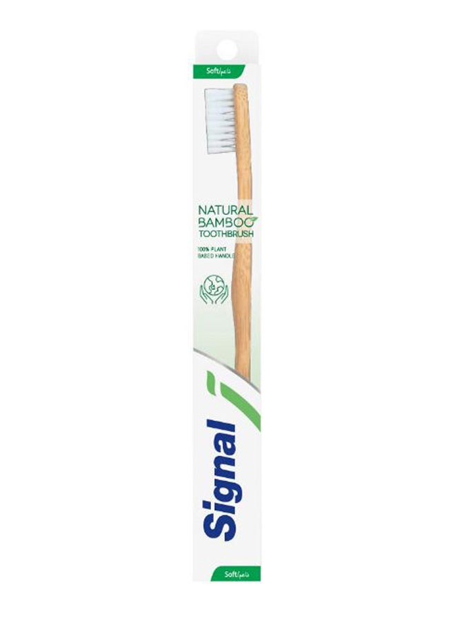Signal Soft Natural Bamboo Toothbrush