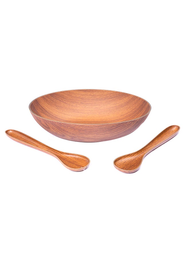 Dhme Evelyn Salad Set Brown