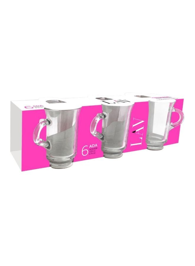 LAV 6-Piece Ada Tea Glass Set Clear
