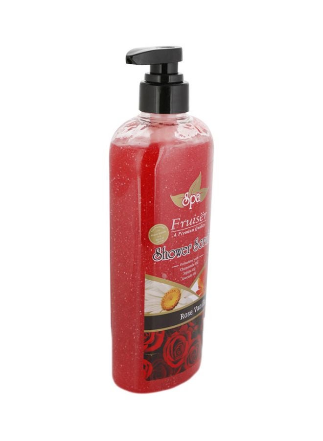 Fruiser Shower Scrub - Rose Vanilla 730ml