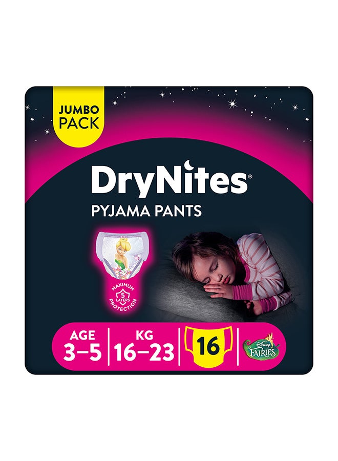 HUGGIES Dry Nites Pyjama Pants for Girls