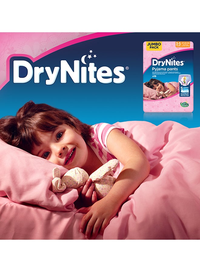 HUGGIES Dry Nites Pyjama Pants for Girls