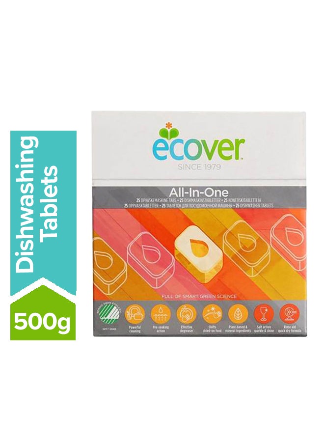Ecover All-In-One Dishwasher Tablets 500g