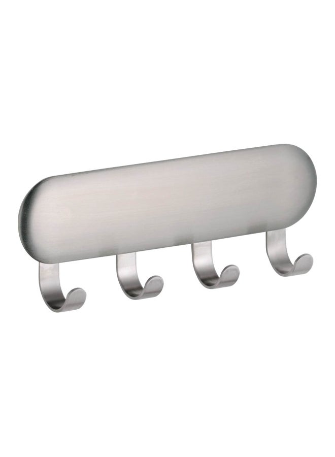 InterDesign Forma Key Rack Silver 16.26x13.97inch