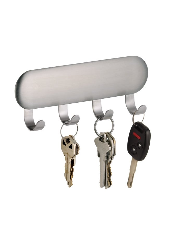 InterDesign Forma Key Rack Silver 16.26x13.97inch