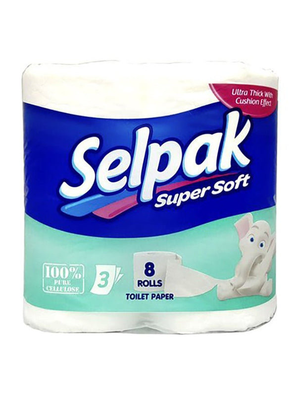 Selpak Super Soft Toilet Paper 8 Rolls